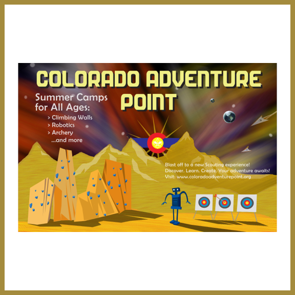 ad - Ad for Boy Scouts Adventure Point Summer Camp ©2019 Susan Hill